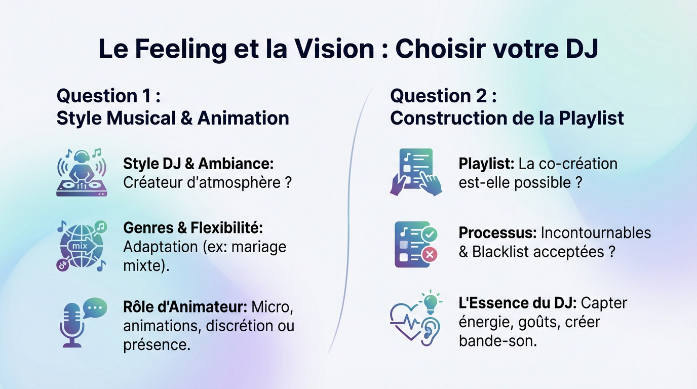 Amine DJ en rendez-vous avec des futurs mariés pour définir l'ambiance musicale et le feeling de la soirée