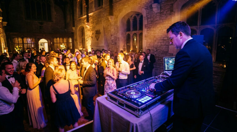 cérémonie de mariage avec animation DJ professionnel à Paris