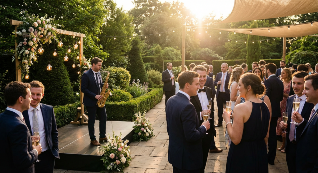 Vin honneur musical mariage - saxophoniste live
