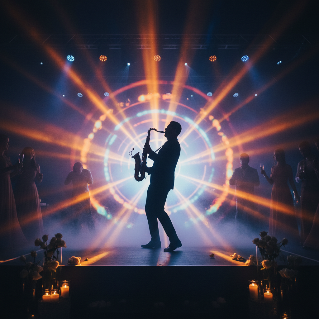 Duo DJ et saxophoniste live pour mariage oriental