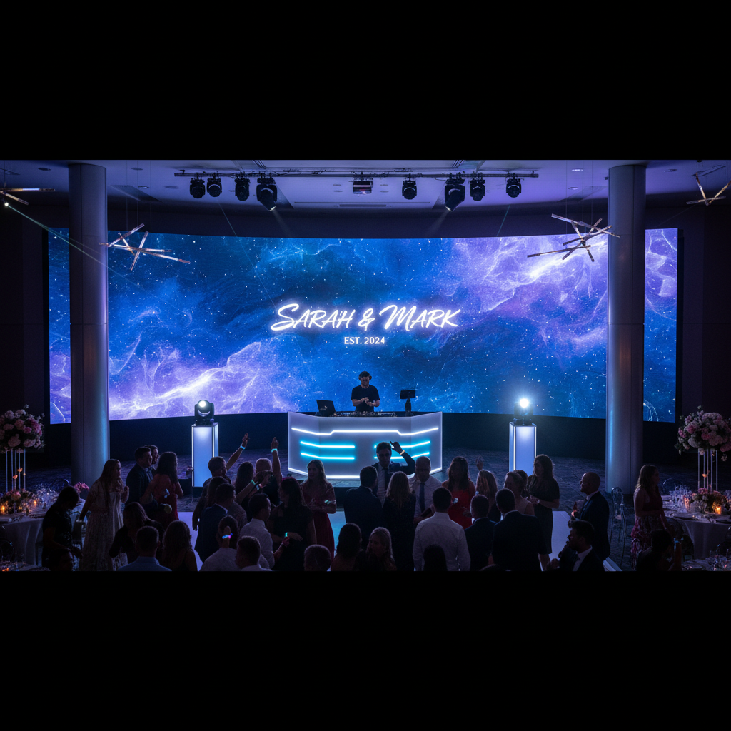 LED wall et effets visuels lors d un mariage tendance 2026