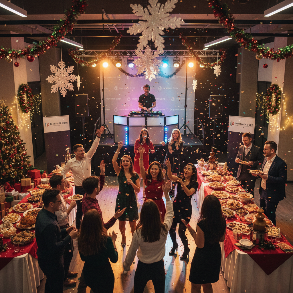 Soirée de fin d'année entreprise avec DJ