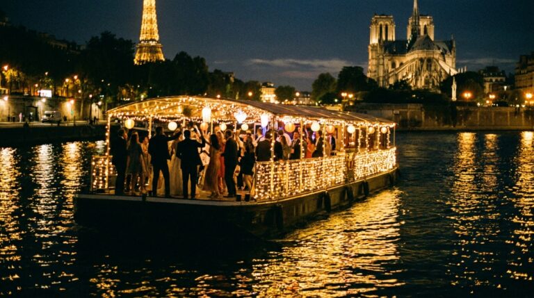 Mariage sur une péniche à Paris : l&rsquo;animation DJ sur l&rsquo;eau